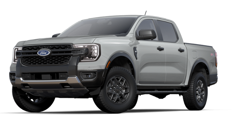 Cactus Gray 2024 Ford Ranger Pickup Truck Four-Wheel Drive Automatic