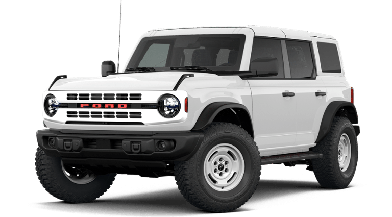 Oxford White 2026 Ford Bronco SUV / Crossover Four-Wheel Drive Automatic