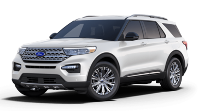 New 21 Ford Explorer Suv Limited Oxford White For Sale Medford Or Lithia Motors Stock Fx