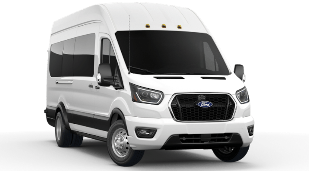New 2026 Ford Transit Commercial Passenger Van XLT Wagon High Roof HD Ext. Van