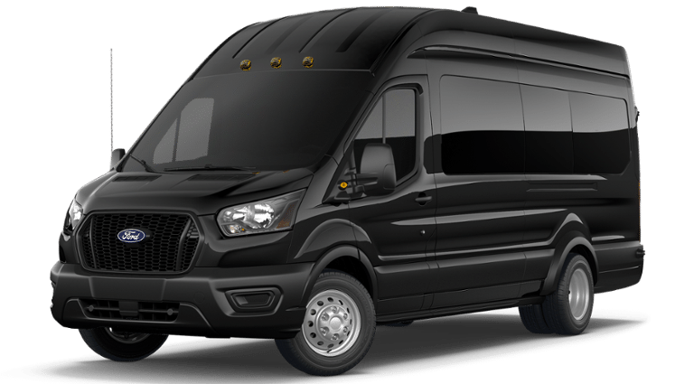 Agate Black Metallic 2027 Ford Transit Passenger Van All-Wheel Drive Automatic