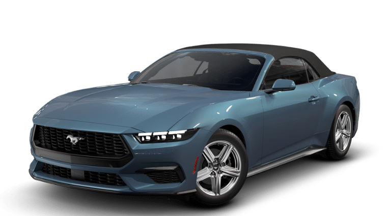 Vapor Blue Metallic 2026 Ford Mustang Convertible Rear-Wheel Drive Automatic