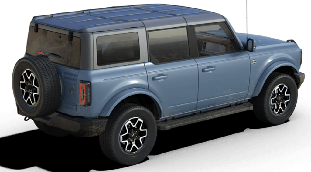 New Azure Gray Metallic TriCoat 2024 Ford Bronco Outer Banks For Sale