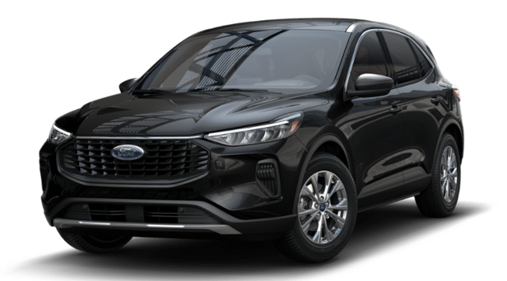 New 2024 Ford Escape Active in Agate Black Metallic VIN