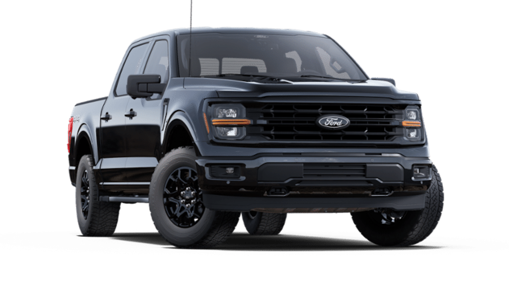 New 2025 Ford F-150 XLT 4x4 5.0L V8 w/Black Appearance-Tow Haul-302A Pkg Crew Cab Pickup