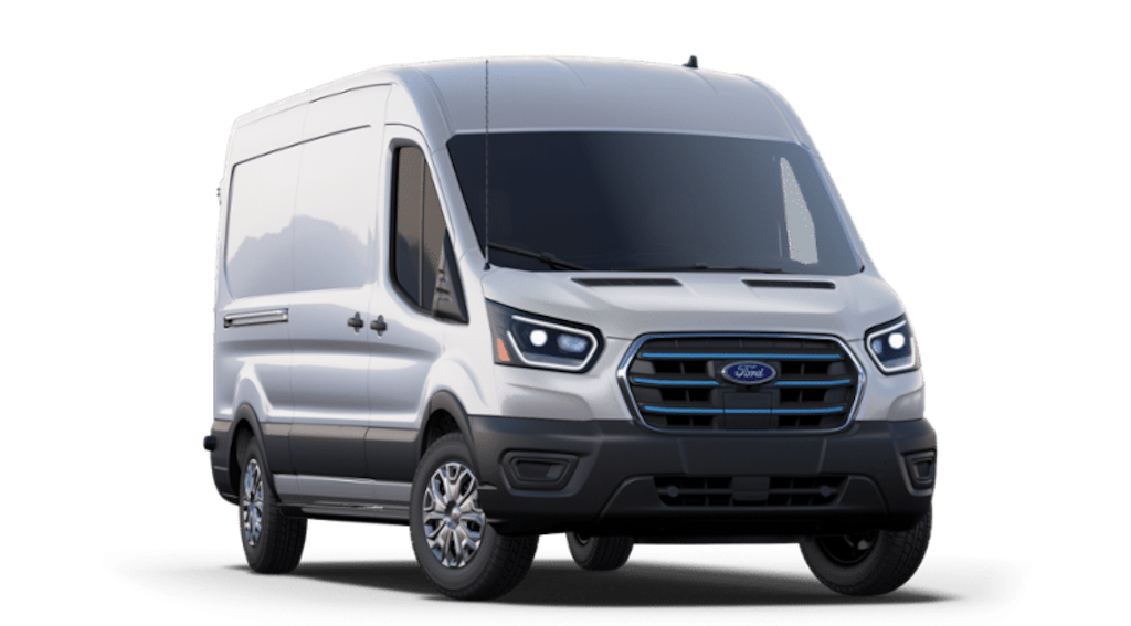 New 2023 Ford E-Transit-350 Cargo Cargo Van Van Medium Roof Van