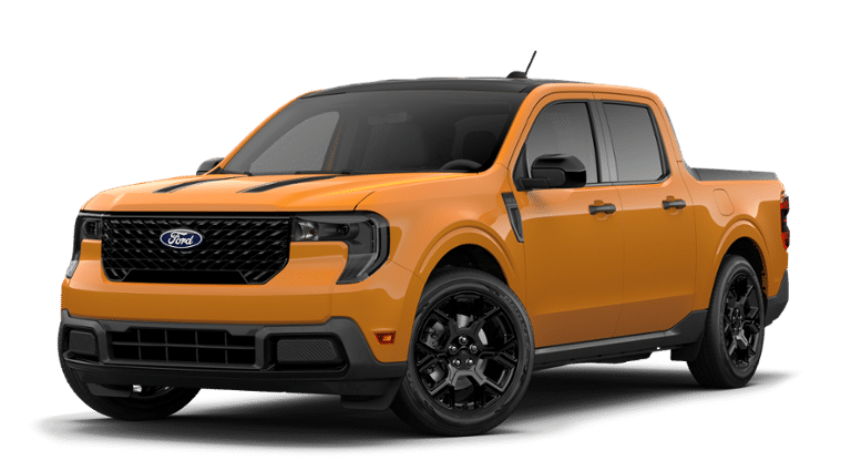 Orange Fury Metallic Tri-Coat 2026 Ford Maverick Pickup Truck All-Wheel Drive 8-Speed Automatic