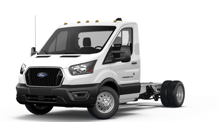 Oxford White 2026 Ford Transit Chassis Van Rear-Wheel Drive Automatic