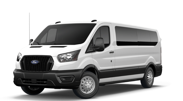 Oxford White 2027 Ford Transit Passenger Van All-Wheel Drive Automatic