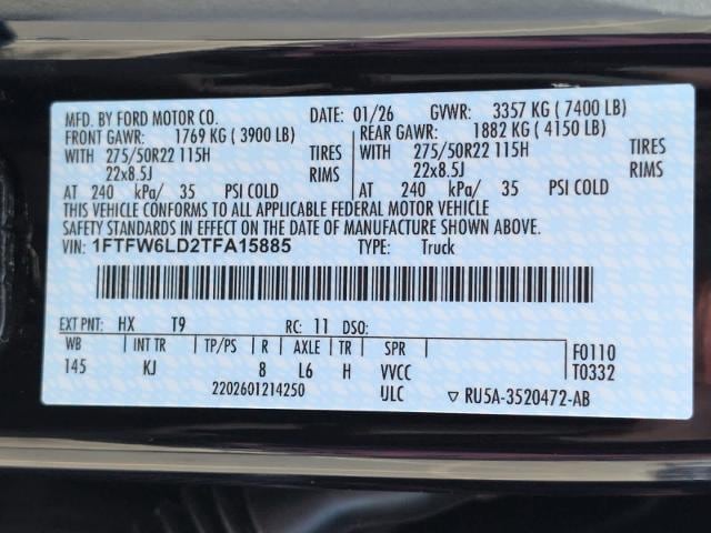 new 2026 Ford F-150 car, priced at $80,330