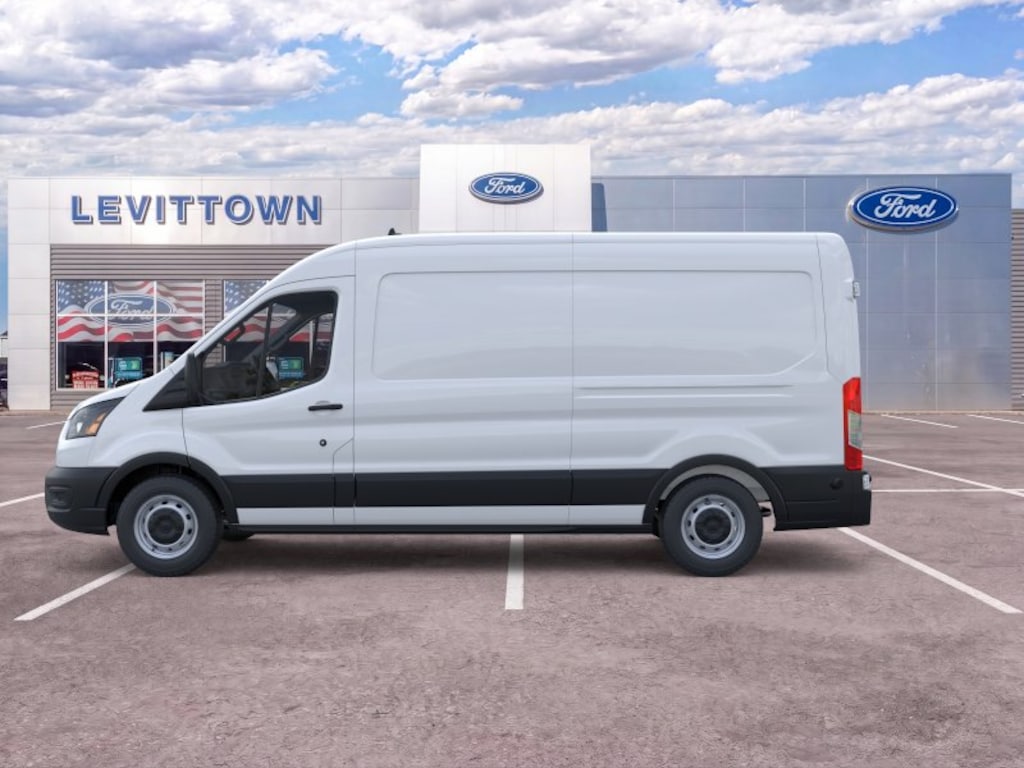 New 2026 Ford Transit Cargo Van T-350 148 Med Rf 9500 GVWR RWD
