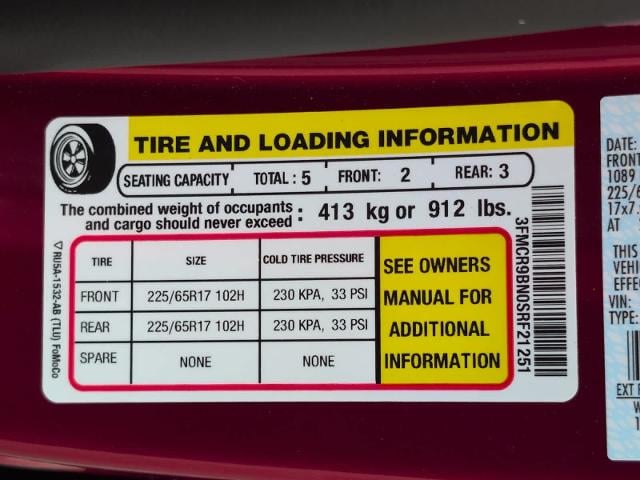 new 2025 Ford Bronco Sport car, priced at $34,338