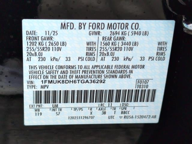 new 2026 Ford Explorer car, priced at $47,608