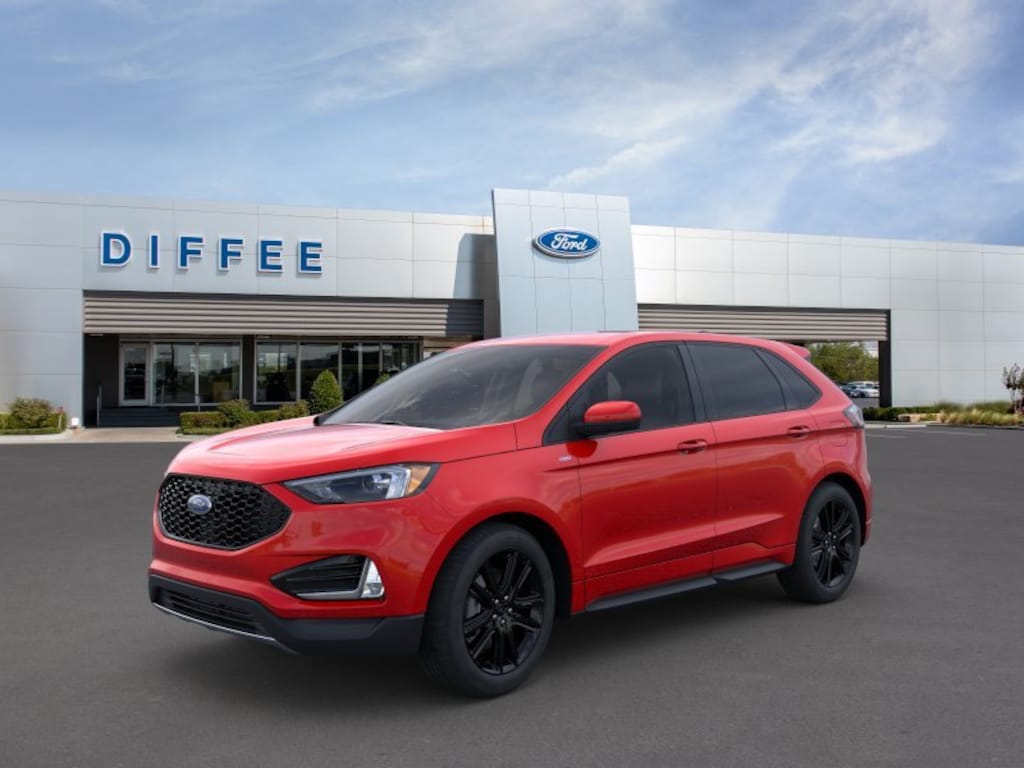 New 2024 Rapid Red Metallic Tinted Clearcoat Ford Edge SUV U24018 Near OKC