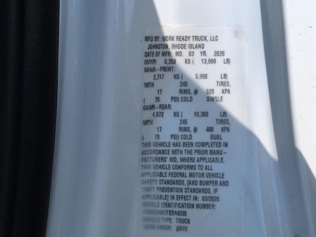 new 2026 Ford Super Duty F-350 DRW Chassis Cab car, priced at $81,758