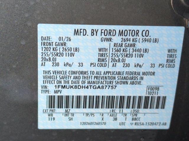 new 2026 Ford Explorer car, priced at $49,779