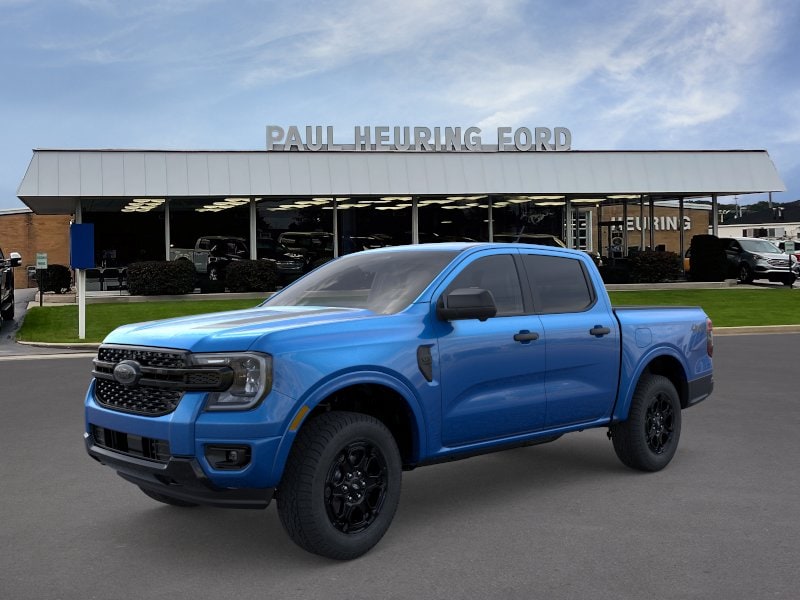 Velocity Blue Metallic 2026 Ford Ranger XLT SuperCrew 4WD Pickup Truck Four-Wheel Drive Automatic