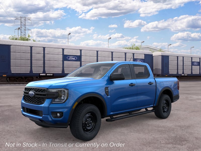 Velocity Blue Metallic 2026 Ford Ranger Pickup Truck Four-Wheel Drive Automatic