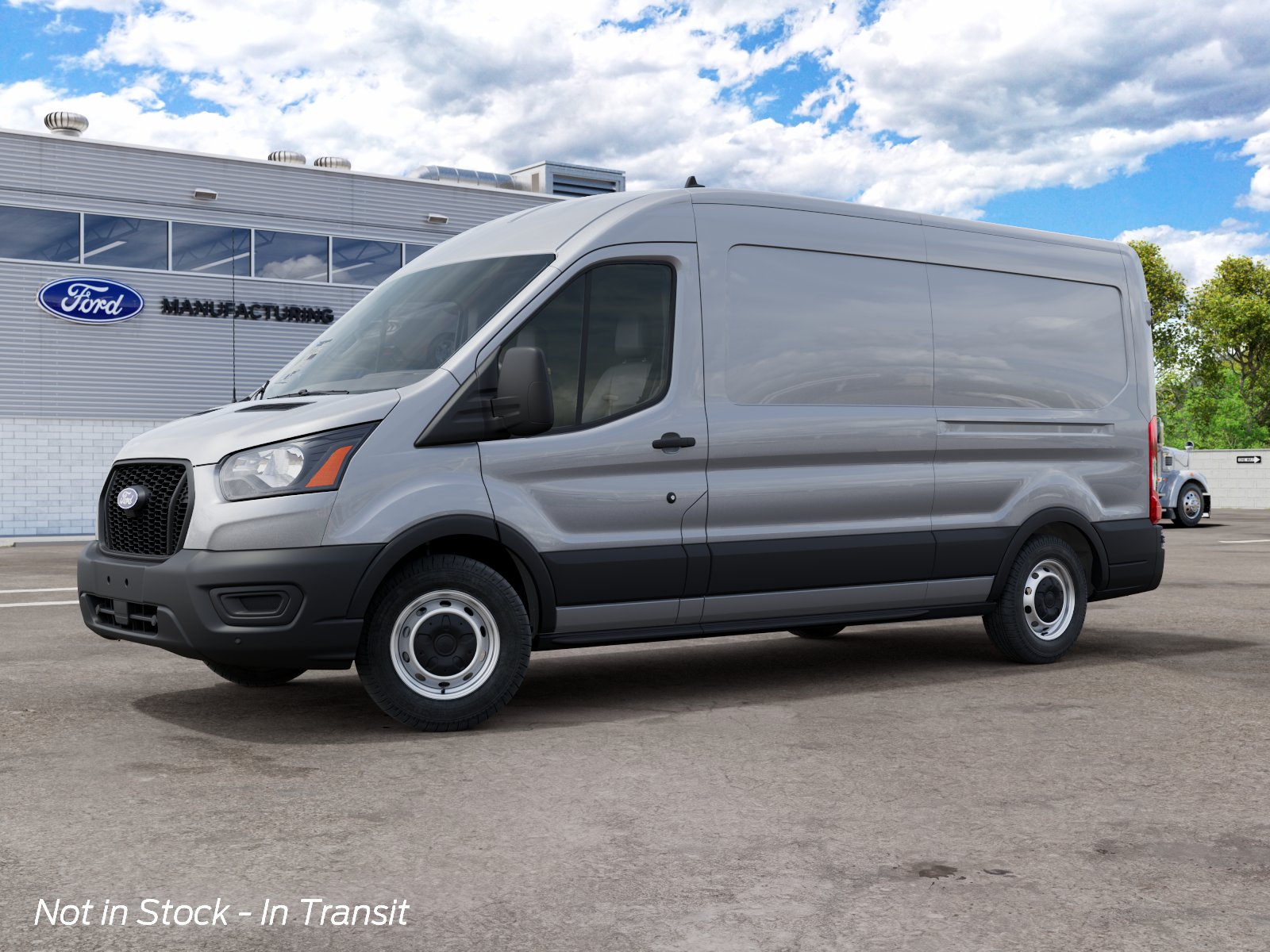 Silver Metallic 2027 Ford Transit Cargo Van Rear-Wheel Drive