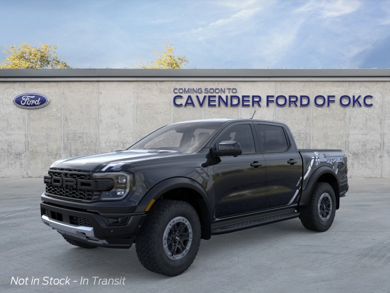 Shadow Black 2026 Ford Ranger Raptor SuperCrew 4WD Pickup Truck Four-Wheel Drive Automatic