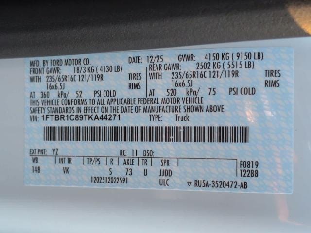 new 2026 Ford Transit Cargo Van car, priced at $52,299