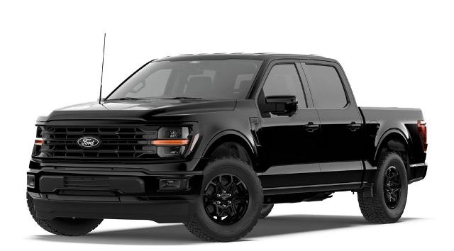 Agate Black Metallic 2026 Ford F-150 XLT SuperCrew 4WD Pickup Truck Four-Wheel Drive Automatic