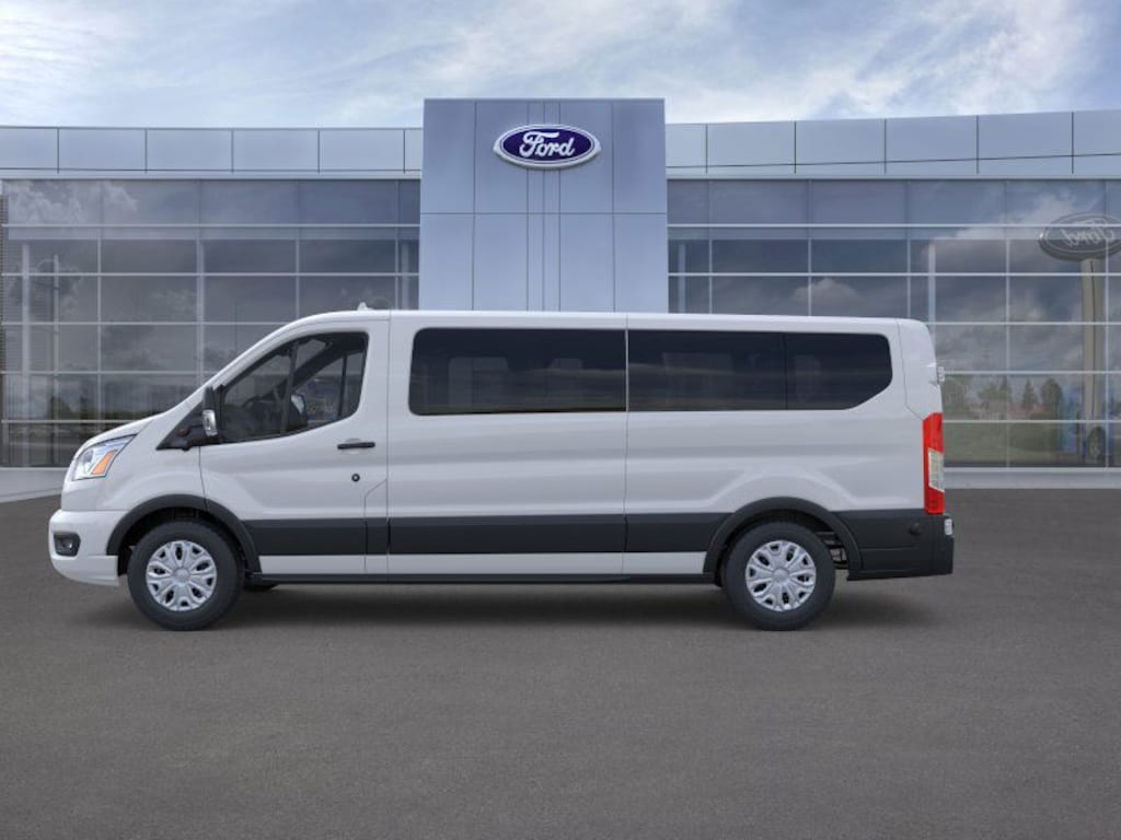 New 2024 Ford Transit Commercial Passenger Van XLT Wagon Low Roof Van