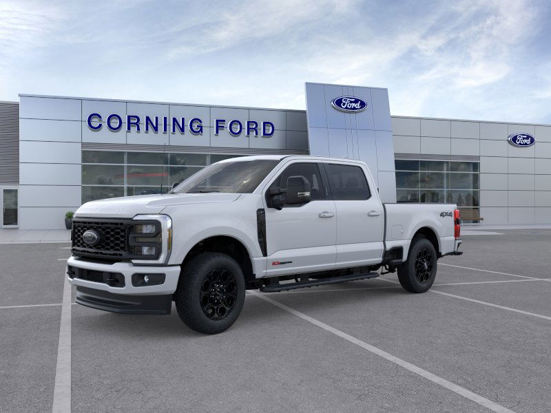 Oxford White 2025 Ford F-250 Super Duty XLT Crew Cab 4WD Pickup Truck Four-Wheel Drive Automatic