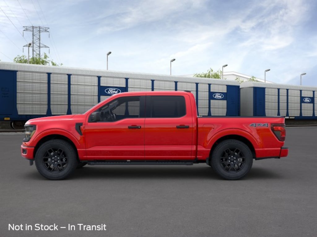 New 2024 Ford F150 Truck SuperCrew Cab STX Rapid Red TintedFor Sale in