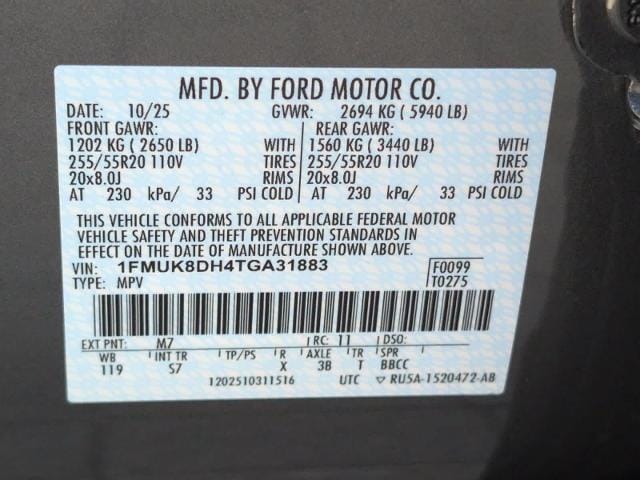 new 2026 Ford Explorer car, priced at $49,948