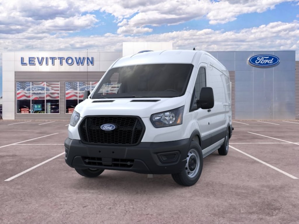 New 2026 Ford Transit Cargo Van T-350 148 Med Rf 9500 GVWR RWD