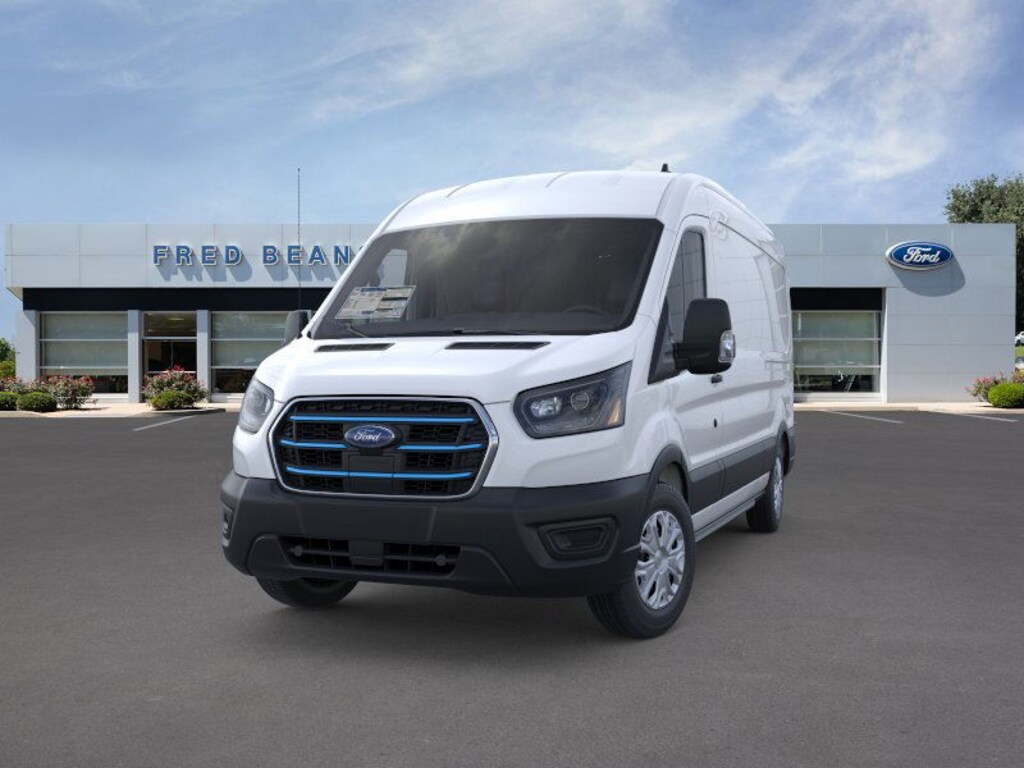 New 2025 Ford E-Transit-350 Cargo Base Van Medium Roof Van