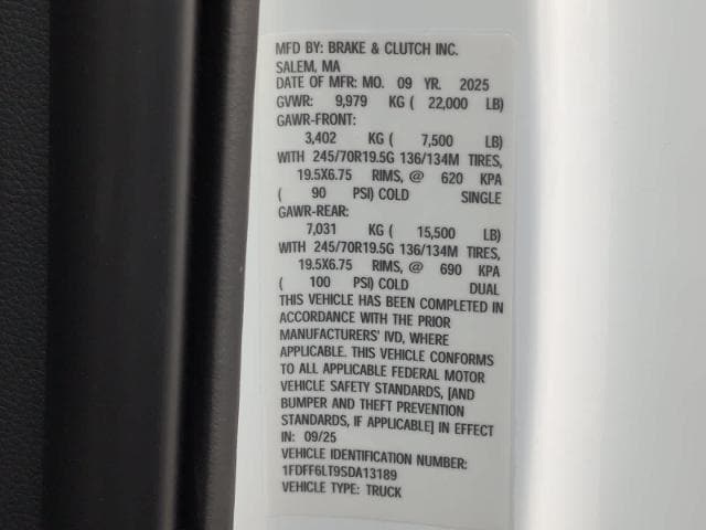 new 2025 Ford Super Duty F-600 DRW car, priced at $90,000