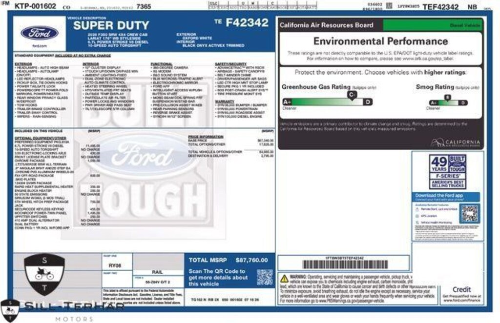 New 2026 Ford Super Duty F-350® Lariat® TRUCK