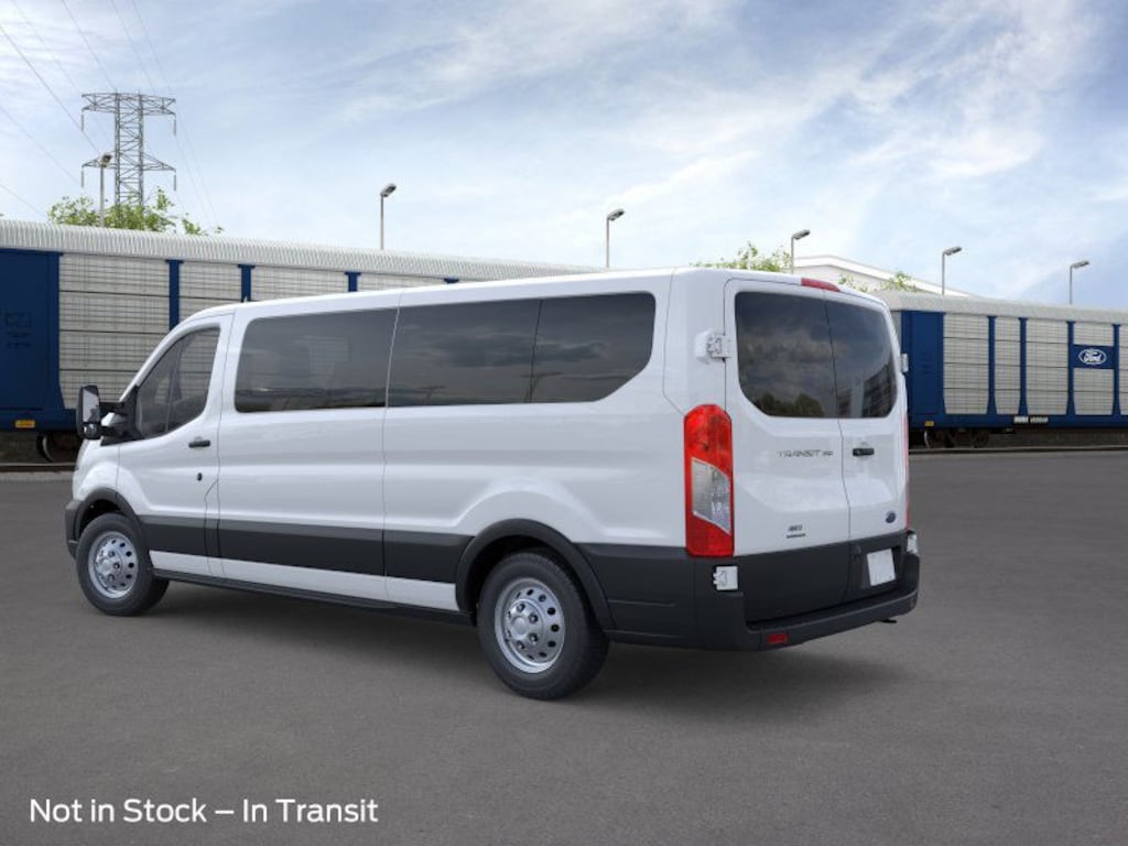 New 2025 Ford Transit Commercial Passenger Van XL Wagon Low Roof Van