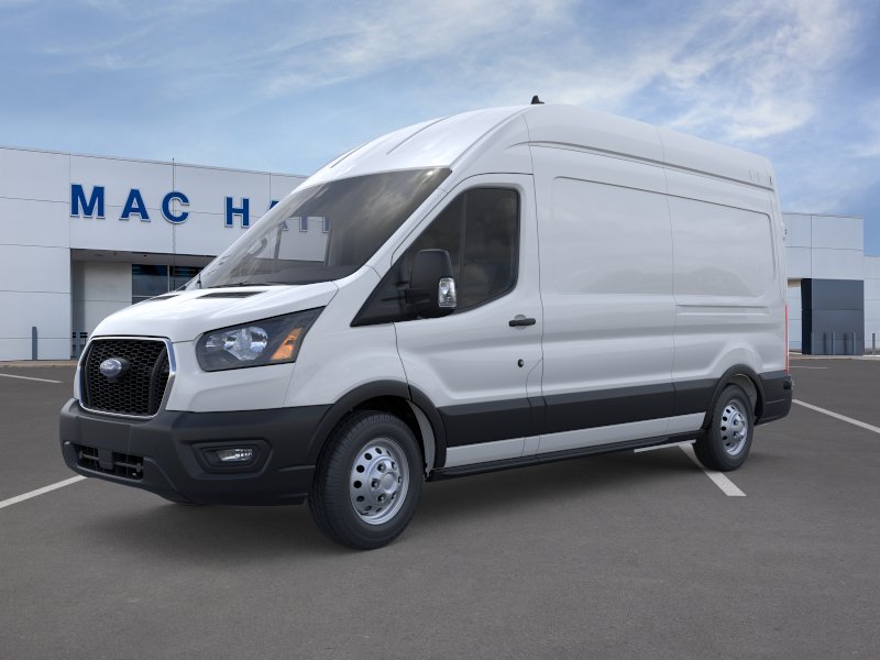 Oxford White 2025 Ford Transit Cargo Van All-Wheel Drive