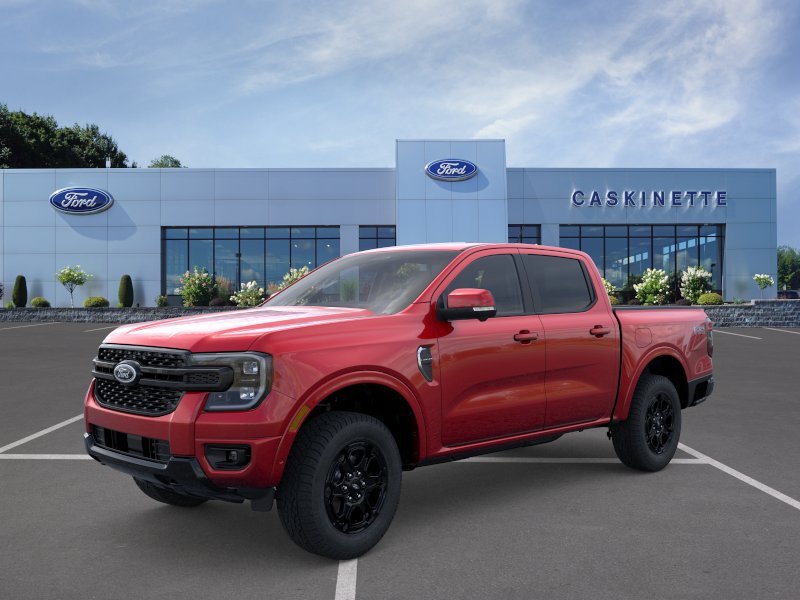Ruby Red Metallic Tinted Clearcoat 2025 Ford Ranger Pickup Truck Four-Wheel Drive Automatic