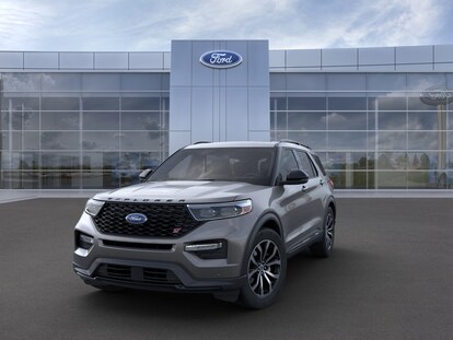 New 21 Ford Explorer St Suv In Carbonized Gray For Sale Merrillville In Stock G3954