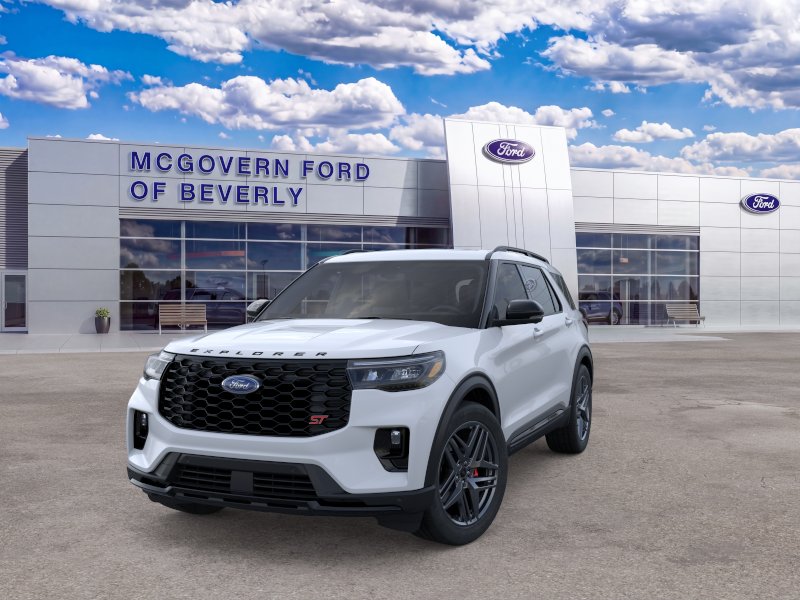 White Metallic 2026 Ford Explorer SUV / Crossover All-Wheel Drive Automatic