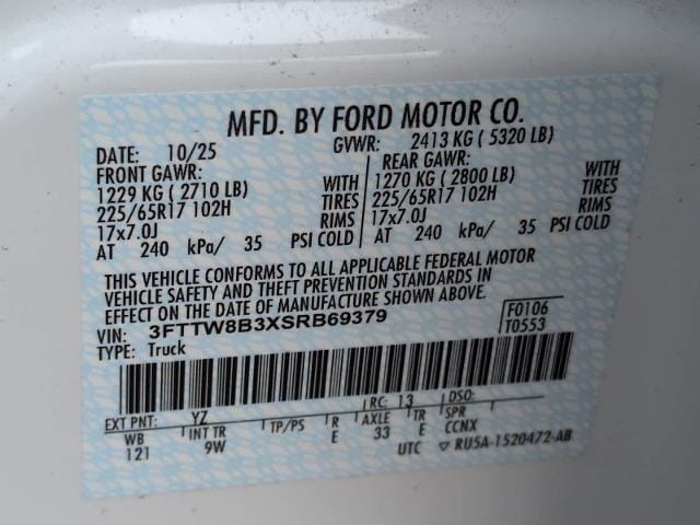 new 2025 Ford Maverick car, priced at $32,460