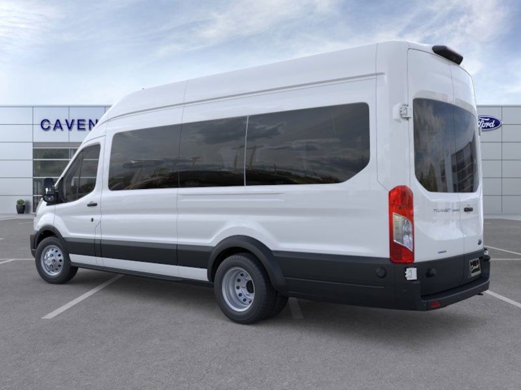New 2025 Ford Transit Commercial Passenger Van XL Wagon High Roof HD Ext. Van