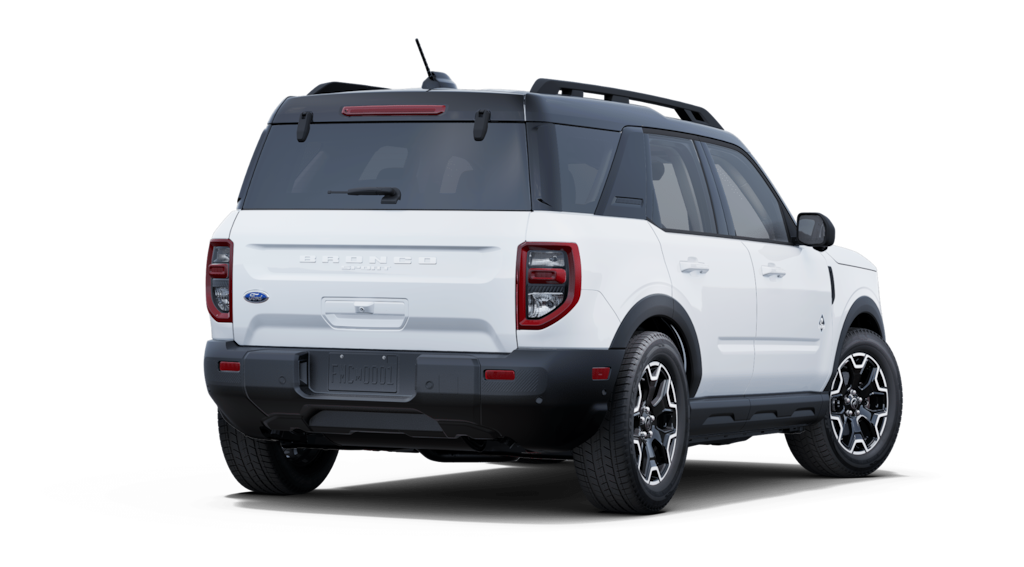 New 2025 Ford Bronco Sport Outer Banks SUV Oxford White For Sale in Fresno CA StockSRE15160