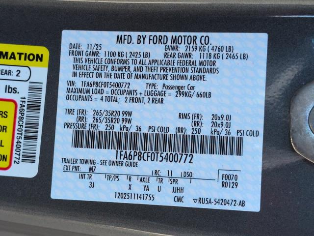 new 2026 Ford Mustang car, priced at $56,400