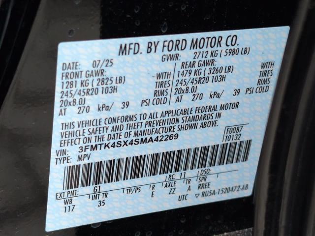 new 2025 Ford Mustang Mach-E car, priced at $57,730