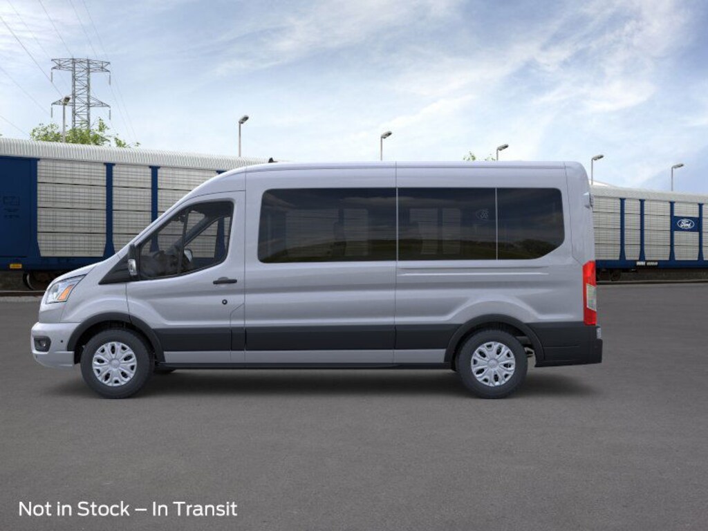 New 2025 Ford Transit Commercial Passenger Van XLT Wagon Medium Roof Van