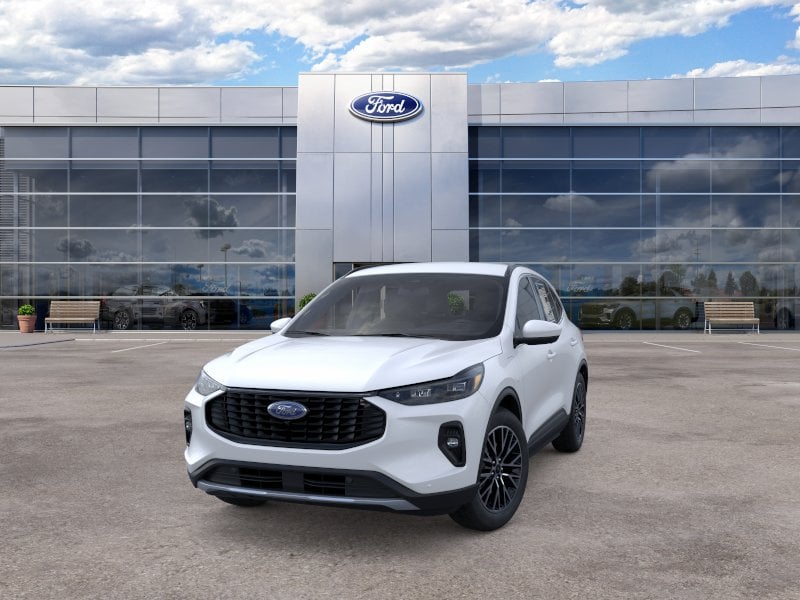 Star White Metallic Tri-C 2025 Ford Escape Hybrid Plug-in SUV / Crossover Front-Wheel Drive Automatic