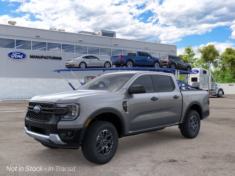 Gray Metallic 2026 Ford Ranger Pickup Truck Four-Wheel Drive Automatic