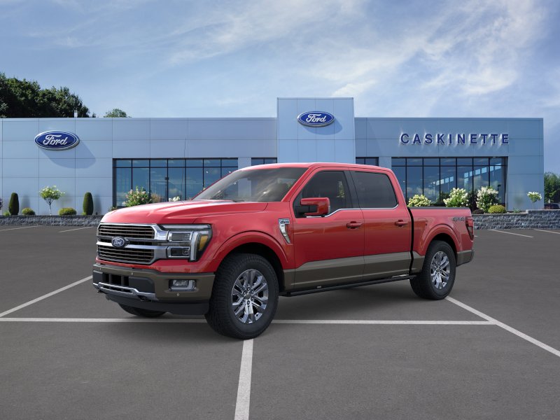 Ruby Red Metallic Tinted Clearcoat 2026 Ford F-150 King Ranch SuperCrew 4WD Pickup Truck Four-Wheel Drive Automatic