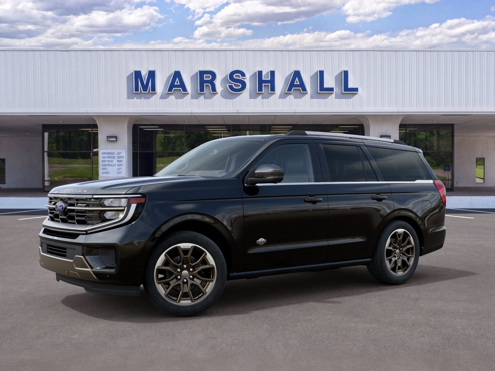 Agate Black Metallic 2027 Ford Expedition SUV / Crossover Four-Wheel Drive Automatic