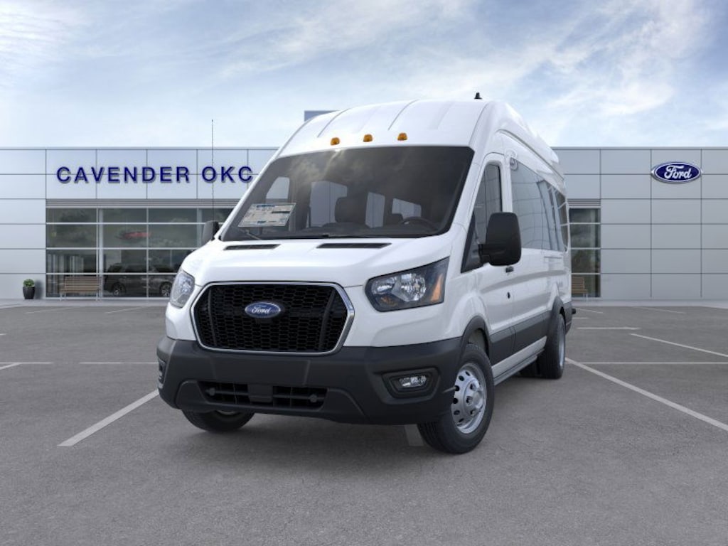 New 2025 Ford Transit Commercial Passenger Van XL Wagon High Roof HD Ext. Van